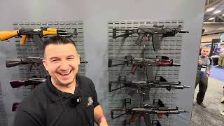 Palmetto State Armory at the NRA show 300blk AK update ammo PT1 stock [upl. by Trevar922]