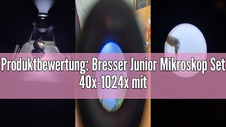 Produktbewertung Bresser Junior Mikroskop Set 40x1024x mit USB Kamera und heller LEDBeleuchtung f [upl. by Brandy]