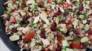 Salade méditerranéenne de quinoa aux amandes [upl. by Normy]