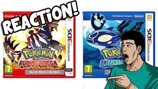 Reaction trailer Pokémon Omega Ruby amp Alpha Sapphire  Dario Moccia [upl. by Schargel]