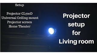 How to setup Projector in living room [upl. by Zap]