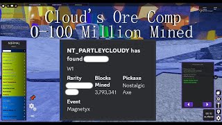 Clouds REx Reincarnated Ore Comp 0100 Million Mined [upl. by Radman]