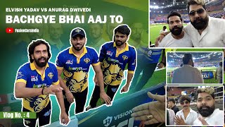 Bachgye bhai aaj to🫡 Elvish Yadav vs Anurag Dwivedi 🏆 vlog4 TheSocialFactory AnuragDwivedi [upl. by Zia]