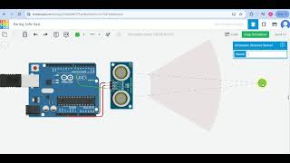 Arduino Ultrasonic Sensor with Servo Motor Interactive Distance Measurement [upl. by Eislrahc974]