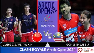 Semi Final  GOH S HLAI S J MAS vs JIANG Z BWEI Y X CHNXD CLASH ROYALE Arctic Open 2024 [upl. by Ariahaj]