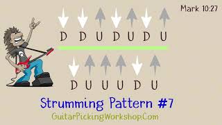 Strumming Pattern 7  Guitar Strumming Exercises [upl. by Nrubloc557]