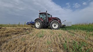 EKSTREMNO podrivanje na 60 cm ValtraT194 amp Tupanjac Extreme Subsoiling stubble on 60 depth [upl. by Marciano]