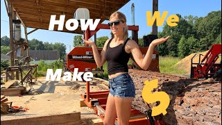 How WE make MONEY with a Sawmill [upl. by Edi]