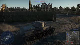 Swedish M38 Tank Hunts Tanks in Destroyed City  War Thunder [upl. by Mccallion654]