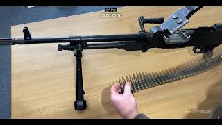 L7A2 GPMG  General Purpose Machine Gun with Weapons Armourer Expert British Military Garrison  4K [upl. by Lodge]