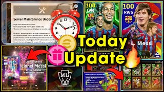 Today Maintenance End Time In eFootball™ 2025 Mobile  Official Large Scale Maintenance End Time 🤩🔥 [upl. by Bevon]