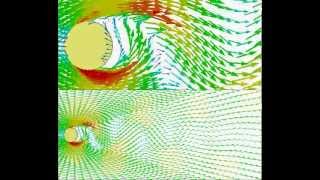 CFD Simulation of Vortex Shedding Behind a Cylinder [upl. by Aremahs345]