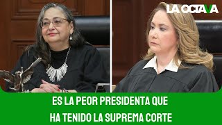 YASMÍN ESQUIVEL DESTROZA a NORMA PIÑA [upl. by Dolloff793]