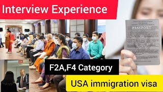 My USA visa interview Experience F1F2AF2BF3F4 usavisaupdate usavisainterview [upl. by Kinna]