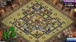 Mitad triangular mitad cuadrada  TH10  Destruyendo los Clásicos 2  Descubriendo Clash of Clans [upl. by Eneiluj]