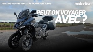 Test Kymco CV3 Touring full équipé [upl. by Cida97]