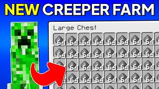 Minecraft Creeper Farm 1213 [upl. by Jock]