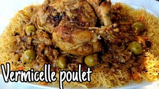 Vermicelle poulet cheveux dange [upl. by Junette]