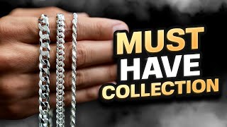 MustHave Jewelry Styles for Men Best Sterling Silver Chains for Every Style [upl. by Tnias234]