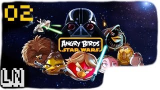 Lets Play Angry Birds Star Wars 02  Han Solobird shoots first [upl. by Allissa]