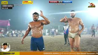 SUPER FINAL BAHUAKBPUR VS MORKHI CHORKARSA KARNAL  Open Circle Kabaddi Tournament [upl. by Epul]