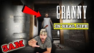 PART 2 GRANNY HORROR GAME IN REAL LIFE AT 3 AM WITH TRAPS  CAN YOU ESCAPE GRANNY [upl. by Baler55]