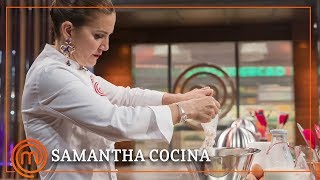 Samantha cocina y también se enfrenta al jurado  MasterChef 7 [upl. by Leunam]