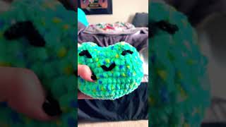 Hatsune miku hits you with a plushie hatsunemiku miku crochet [upl. by Rupert702]