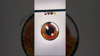 🍒🤎🖤💛 Eye colors colormixing emoji art artwork digitalart drawing shortvideo [upl. by Webb]