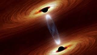 A collision between two supermassive black holes is expected 🌌🚀⏳⏳💥 [upl. by Norvun]