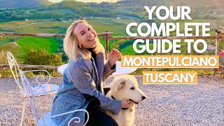 MONTEPULCIANO ITALY  YOUR PERFECT Travel Guide I Tuscany Italy I Italy Travel [upl. by Hgielac]