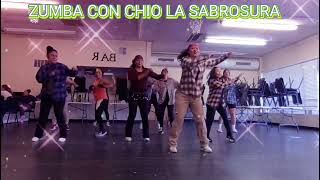 LA CHOLA ZUMBA CON CHIO la sabrosura [upl. by Jopa]