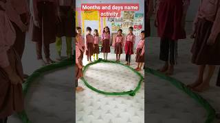 Month and days name activity  shortsfeed school chahakactivity education primaryschool [upl. by Fair]