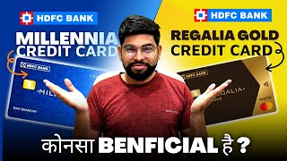 HDFC Millennia vs Regalia Gold  Detailed Comparison [upl. by Cicenia]