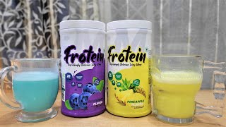 Big Muscules Frotein Review  Blueberry Pineapple [upl. by Ainevuol322]