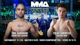 Emil Shahriari Buddha Fight Academy Vs Fouad Sandbeck Renegade MMA [upl. by Baiel]