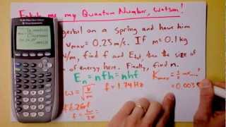 Quantum Mechanical Harmonic Oscillator Worked Example  Doc Physics [upl. by Dorman515]