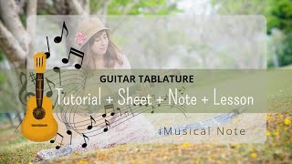 Guitar TAB  Engelbert Humperdinck  Evening Prayer Hansel and Gretel  Tutorial Sheet Lesson iMn [upl. by Asille504]