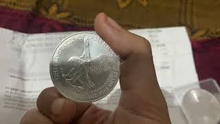 American Silver Eagle Review In India [upl. by Nolrac]