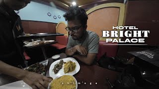 Hotel Bright Palace Restaurant  Shimoga Karnataka  RE Himalayan [upl. by Arnst]