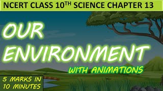 Our Environment Science Chapter 13  Class 10 NCERT with Animations [upl. by Adyaj201]