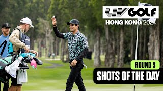 SHOTS OF THE DAY Niemann Leads Way With Hole In One  LIV Golf Hong Kong [upl. by Oravla]