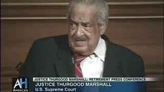 Thurgood Marshall retirement [upl. by Alya]