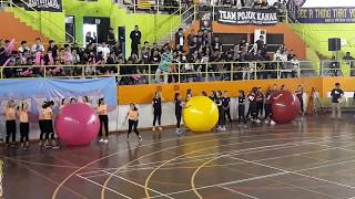 JKT48 Sports Competition  Giant Ball Rolling [upl. by Naicul]