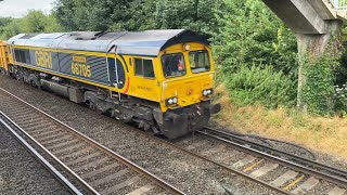 Class 66  66705 ‘Golden Jubilee’  GB Railfreight [upl. by Sawyer]