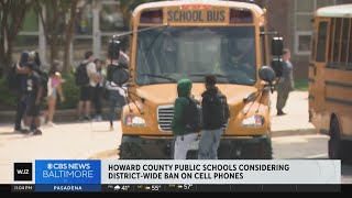 Howard County Public Schools considering districtwide ban on cellphones [upl. by Sivram]