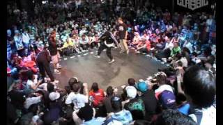 World BBoy Classic 2009 King Foolish amp Brahim vs Cribs amp Quens [upl. by Magna150]