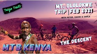 Mt Ololokwe Descent Kenya MTB Day 2 [upl. by Solram]