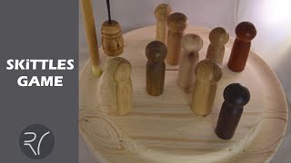 woodturning  tabletop game  skittles [upl. by Leena]