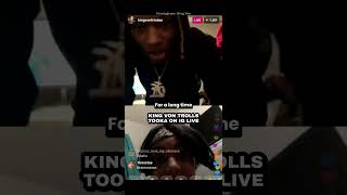 King Von Trolls Tooka On IG Live [upl. by Nahij]